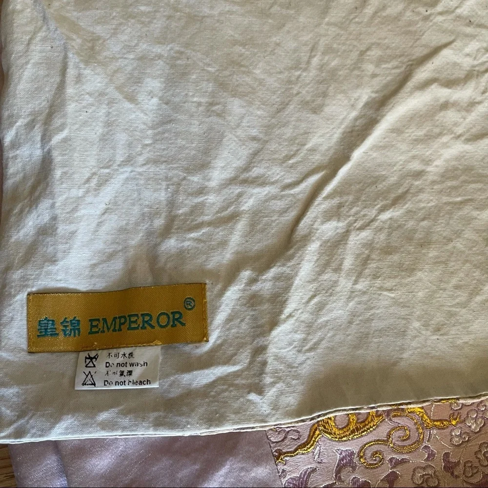 Brocade Gold Dragon Placemats 6 Chopstick Bags